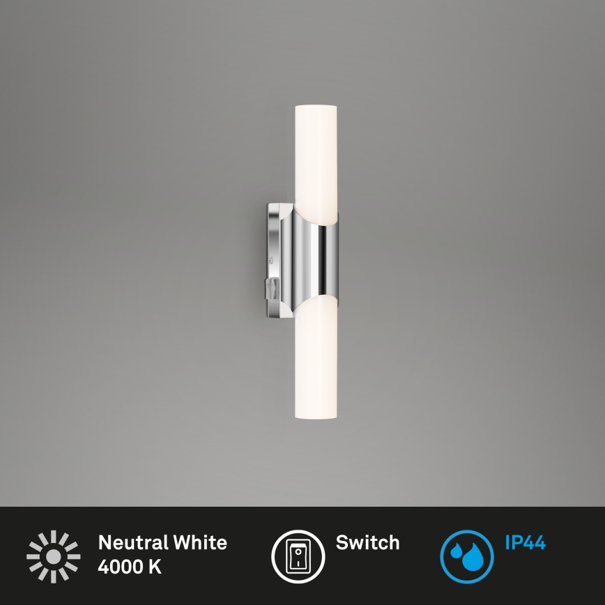 Briloner 2111-018 - LED Bathroom wall light SPLASH LED/6,5W/230V IP44