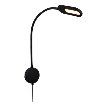 Briloner 2177015 - LED Dimmable flexible wall lamp LED/6W/230V black