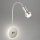 Briloner 2178012 - LED Flexible wall lamp 1xE14/10W/230V + LED/3W matte chrome
