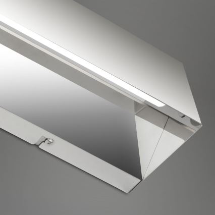 Briloner 2204-018 - LED Outdoor wall light LED/8W/230V IP44 shiny chrome