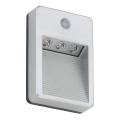 Briloner 2278-031 - LED Outdoor staircase lighting with sensor 3xLED/0,06W/3xAAA IP54