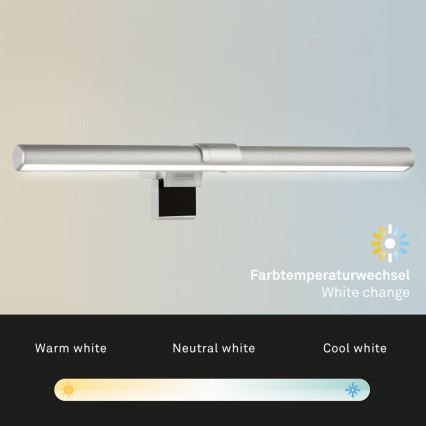 Briloner 2303-014 - LED Dimmable monitor lighting LED/3,5W/5V 3000/4500/6500K