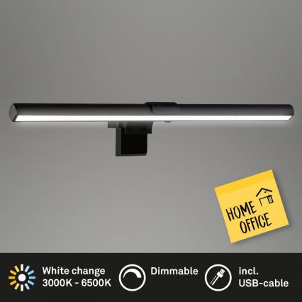 Briloner 2303-015 - LED Dimmable monitor lighting LED/3,5W/230V 2700/4000/6500K