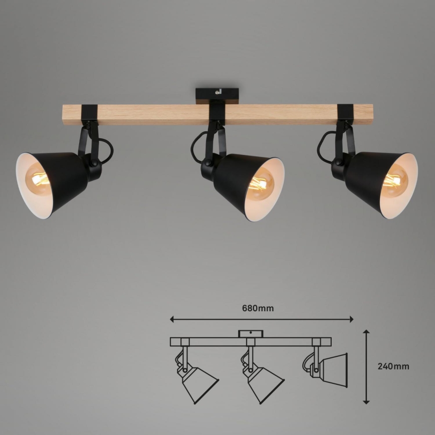 Briloner 2406-035 - Spotlight SPOT 3xE27/40W/230V