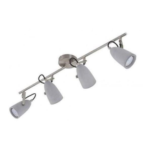 Briloner 2529-042 - LED Spotlight THIMBLE 4xGU10/5W/230V concrete