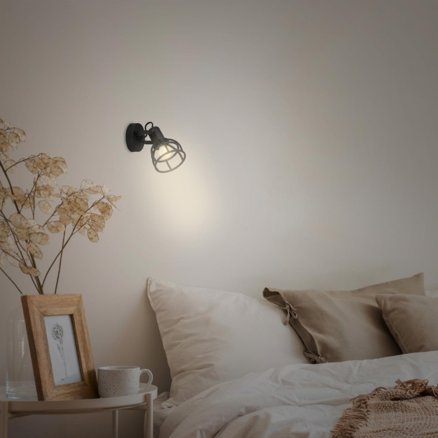 Briloner 2669-015 - Wall spotlight RETRO 1xE14/25W/230V black