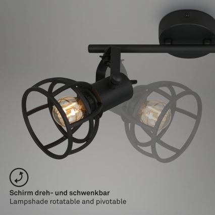 Briloner 2669-025 - Spotlight RETRO 2xE14/25W/230V