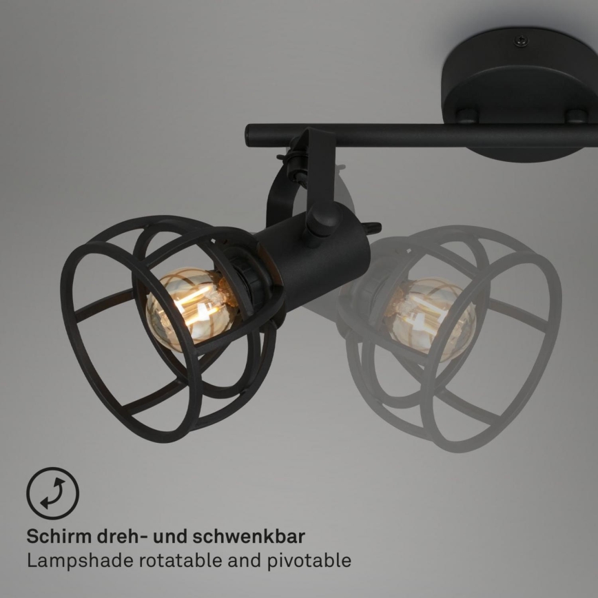 Briloner 2669-025 - Spotlight RETRO 2xE14/25W/230V