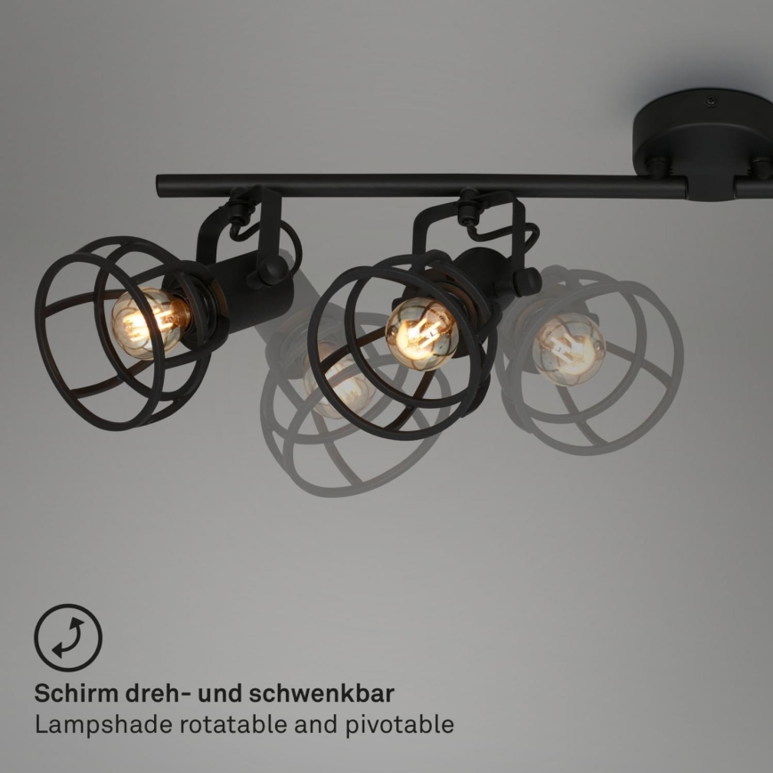 Briloner 2669-045 - Spotlight RETRO 4xE14/25W/230V