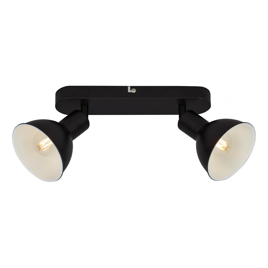 Briloner 2674-025 - Spotlight RETRO 2xE14/25W/230V black