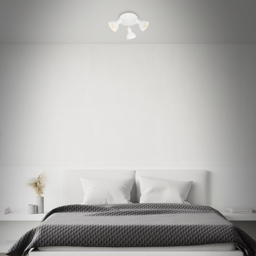 Briloner 2674-036 - Spotlight RETRO 3xE14/25W/230V white