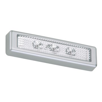 Briloner 2689-034 - LED Touch orientation light LERO LED/0,18W/3xAAA silver