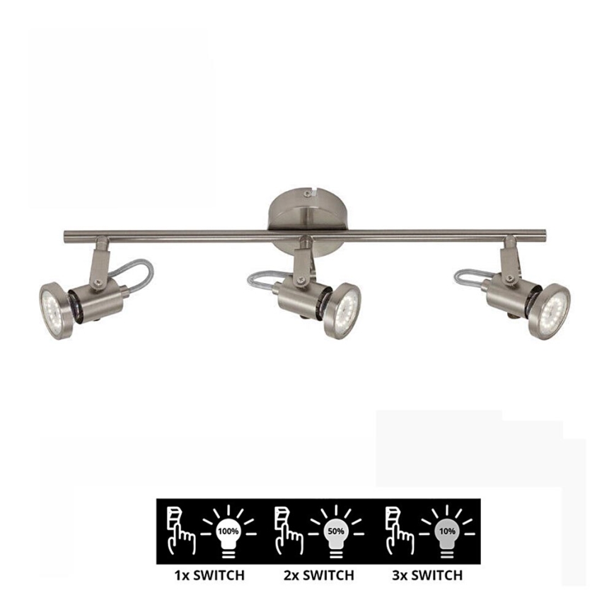 Briloner 2712-032 - LED Dimming spotlight SEMPLICE 3xGU10/5W/230V