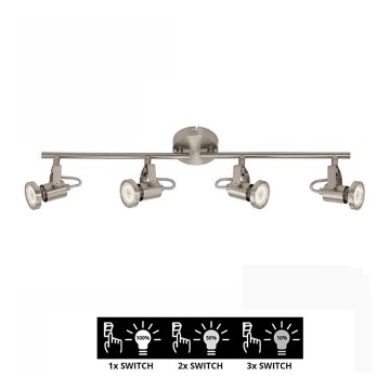 Briloner 2712-042 - LED Dimming spotlight SEMPLICE 4xGU10/5W/230V