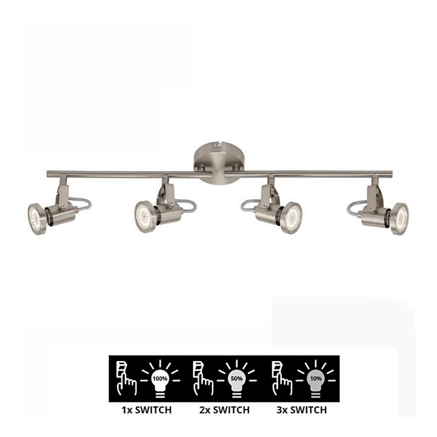 Briloner 2712-042 - LED Dimming spotlight SEMPLICE 4xGU10/5W/230V