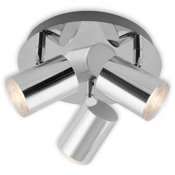 Briloner 2731-038 - CUP 3xGU10/5W/230V Spotlight, Polished Chrome