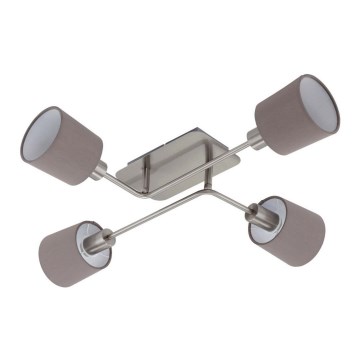 Briloner 2810-042 - Surface-mounted chandelier NATURE 4xE14/5,5W/230V