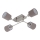 Briloner 2810-042 - Surface-mounted chandelier NATURE 4xE14/5,5W/230V