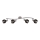 Briloner 2812-042 - Spotlight NATURE 4xE14/5,5W/230V rubber tree