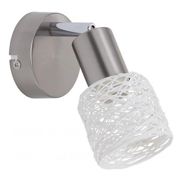 Briloner 2826-012 - Wall spotlight SPOT 1xE14/6W/230V matte chrome