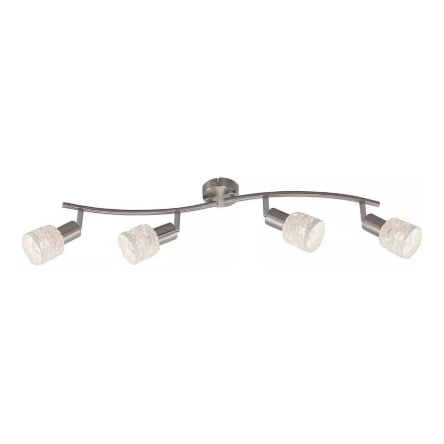 Briloner 2826-042 - Spotlight SPOT 4xE14/6W/230V matte chrome