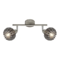 Briloner 2852- 026 - Spotlight RETRO 2xE14/5,5W/230V rubber tree