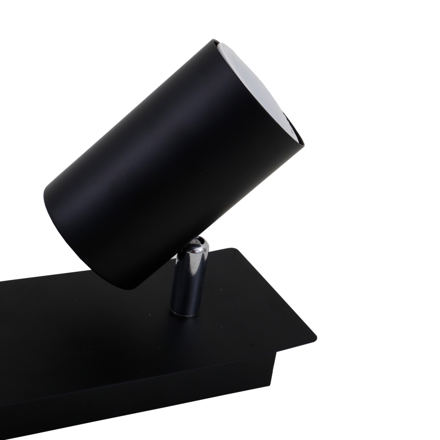 Briloner 2857-025 - Spotlight SPOT 2xGU10/40W/230V black