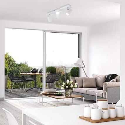 Briloner 2857-036 - Spotlight SPOT 3xGU10/40W/230V white