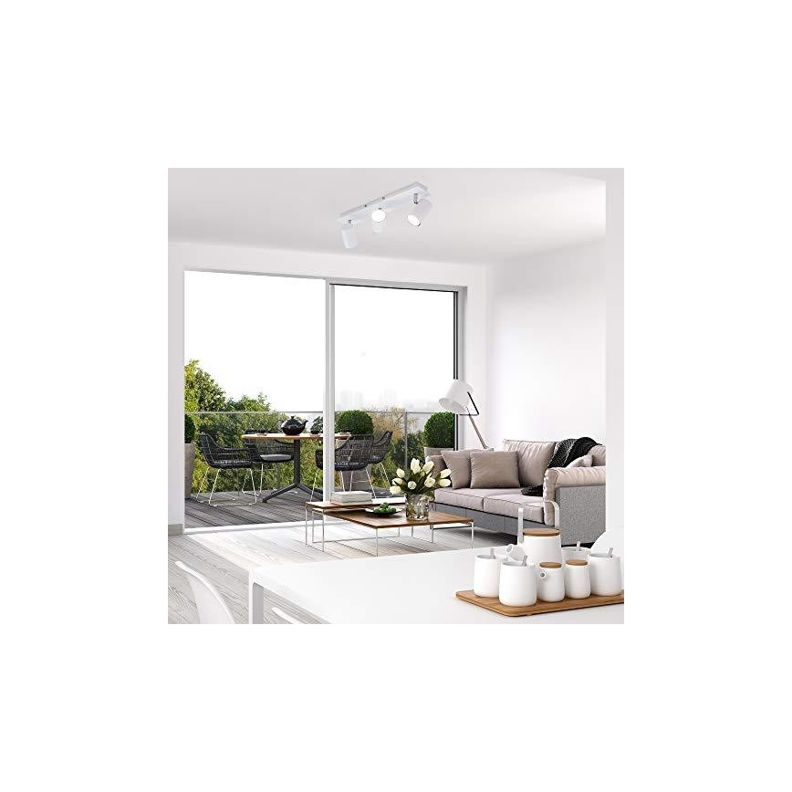 Briloner 2857-036 - Spotlight SPOT 3xGU10/40W/230V white