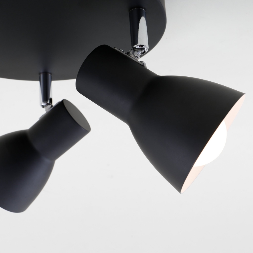 Briloner 2860-035 - CUP 3-light spotlight 3xE14/25W/230V black
