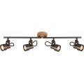 Briloner 2872-045 - LED Spotlight TAHUN 4xGU10/5W/230V 3000K brown