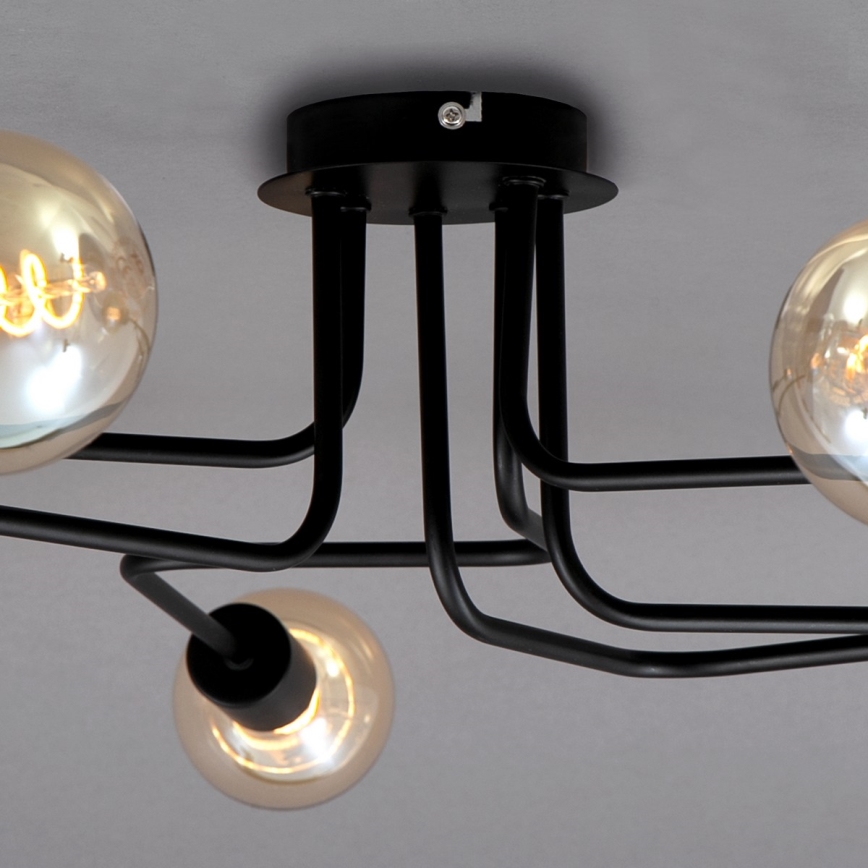 Briloner 2887-065 - Surface-mounted chandelier FARETTO 6xE27/60W/230V
