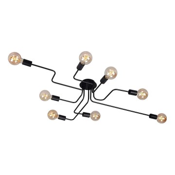 Briloner 2888-085 - Surface-mounted chandelier FARETTO 8xE27/60W/230V black