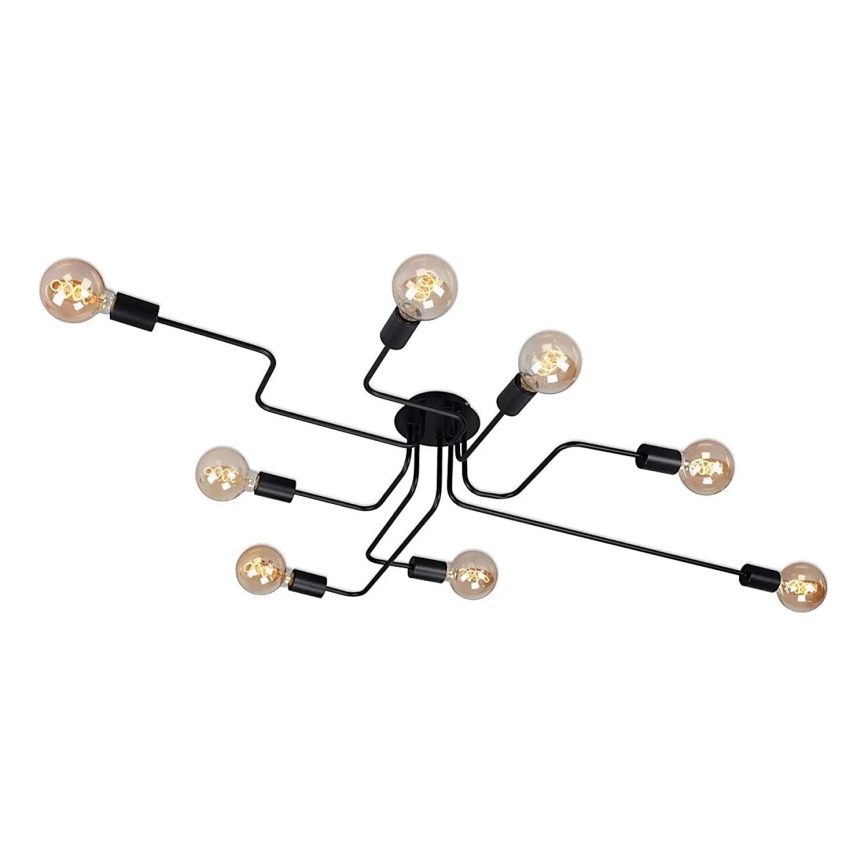 Briloner 2888-085 - Surface-mounted chandelier FARETTO 8xE27/60W/230V black