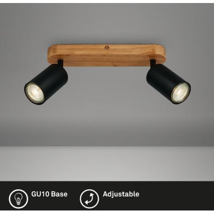 Briloner 2922-025 - Spotlight SPOT 2xGU10/9W/230V