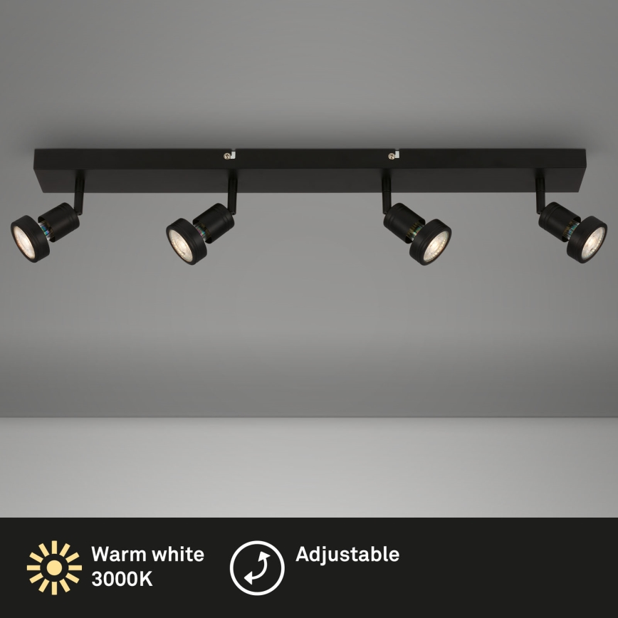 Briloner 2926-045 - LED Spotlight 4x GU10/4.9W/230V