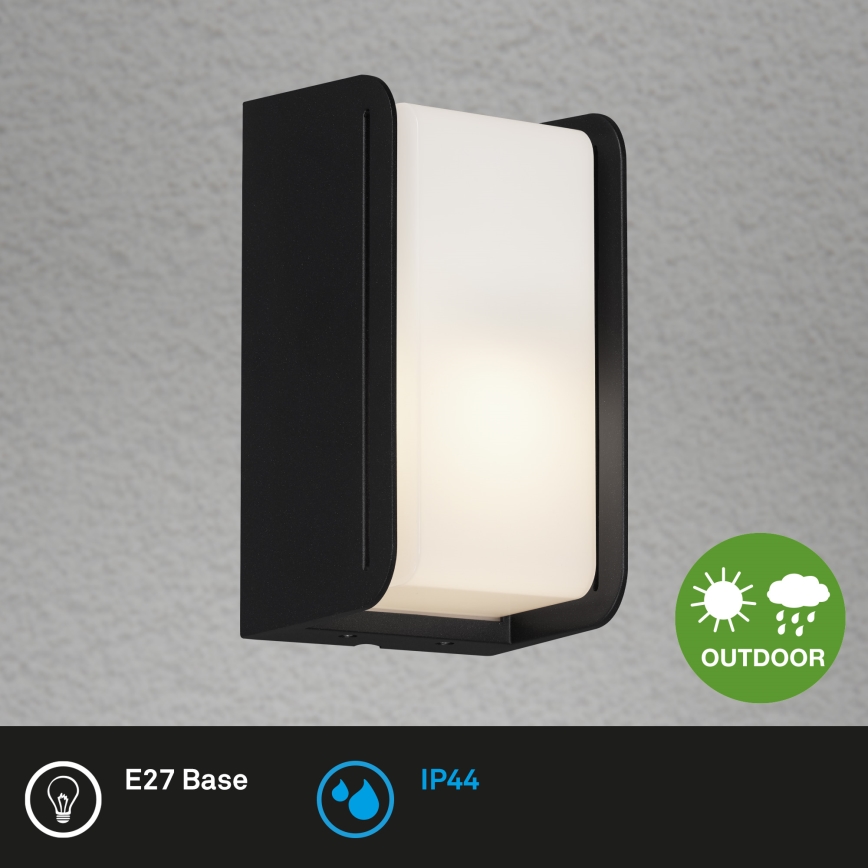 Briloner 3016-015 - Outdoor wall light BOKS 1xE27/12W/230V IP44