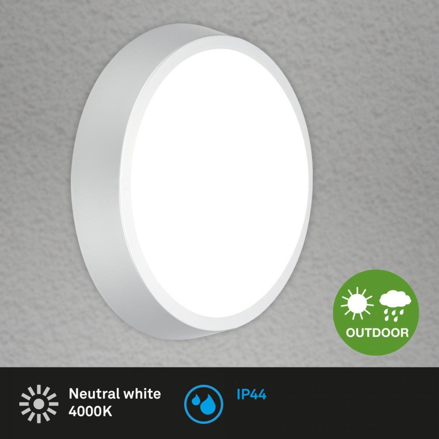 Briloner 3018-014 - LED Bathroom ceiling light HAGEN LED/24W/230V IP44 white