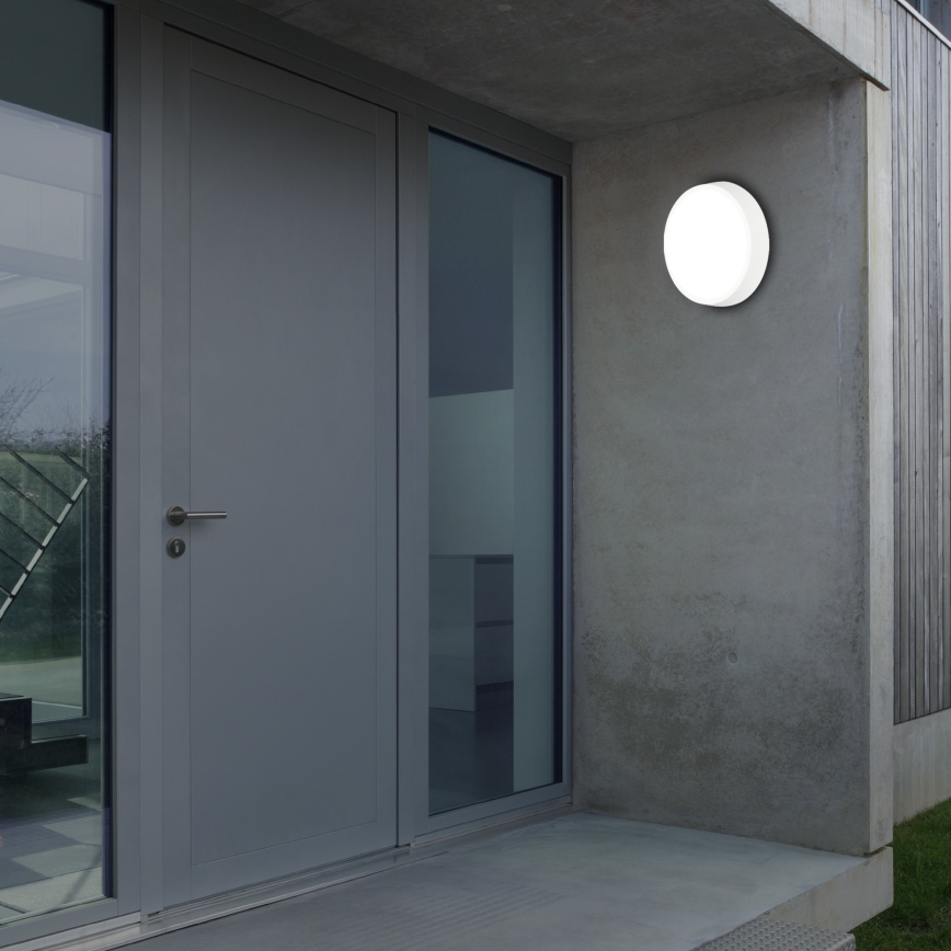 Briloner 3018-016 - LED Outdoor ceiling light HAGEN LED/24W/230V 4000K IP44 white