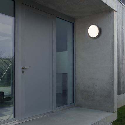 Briloner 3019-015 - LED Outdoor wall light GENUA LED/18W/230V IP44 black