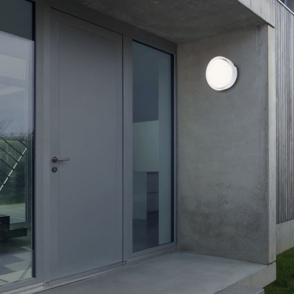 Briloner 3019-016 - LED Outdoor wall light GENUA LED/18W/230V IP44 white