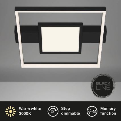 Briloner 3028-015 - LED Dimmable ceiling light FRAME LED/38W/230V