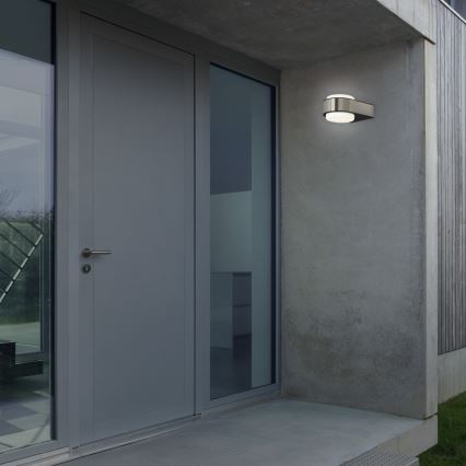 Briloner 3035-012- LED Outdoor wall light HANAU LED/6,5W/230V IP44 matte chrome