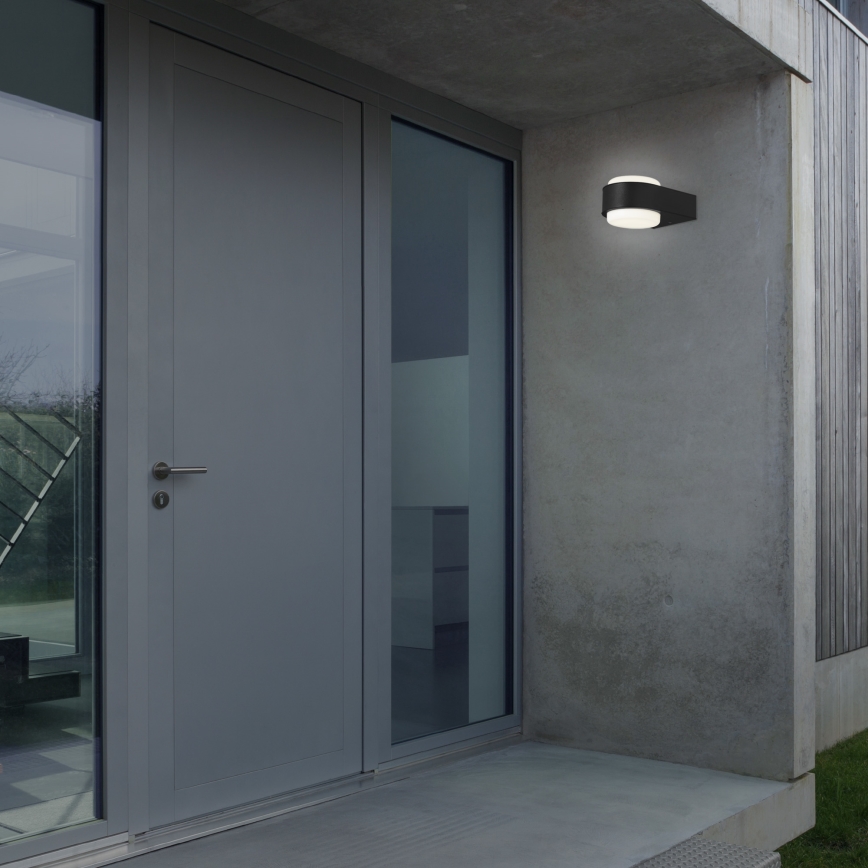 Briloner 3035-015 - LED Outdoor wall light HANAU LED/6,5W/230V IP44 black