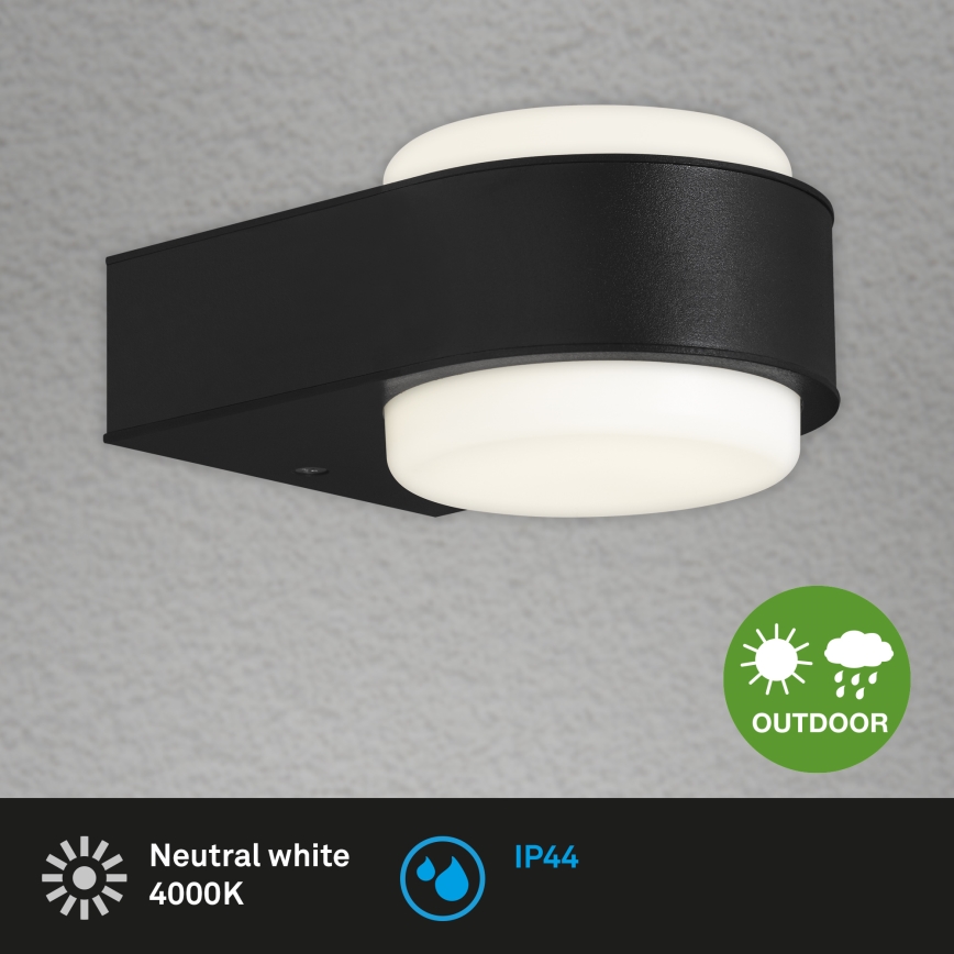 Briloner 3035-015 - LED Outdoor wall light HANAU LED/6,5W/230V IP44 black