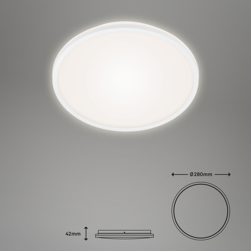 Briloner 3046-016 - LED Ceiling light RUNA LED/15W/230V