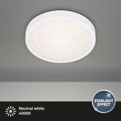 Briloner 3048-016 - LED Ceiling light RUNA LED/18W/230V white