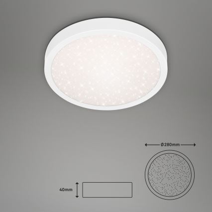 Briloner 3048-016 - LED Ceiling light RUNA LED/18W/230V white