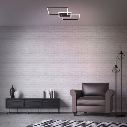 Briloner 3049-015 - LED Dimmable ceiling light FRAME LED/40W/230V + remote control