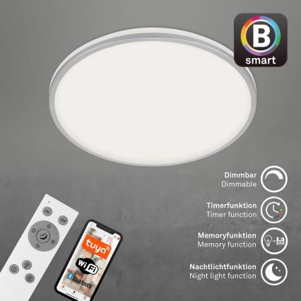 Briloner 3065-014 - IVY Dimmable LED Ceiling Light LED/42W/230V Wi-Fi Tuya Ø 49 cm + Remote Control